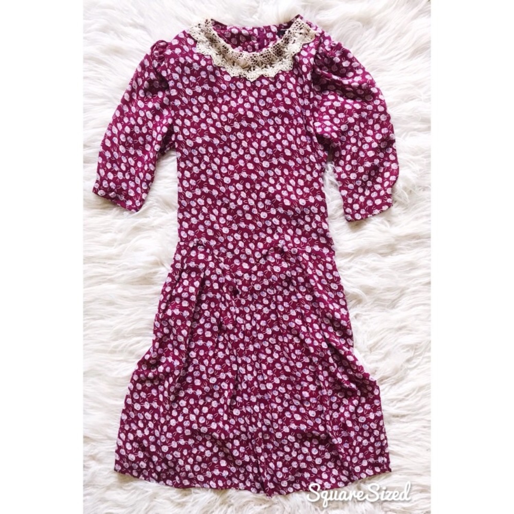 Vintage Drop Waist Dress